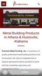 Mobile Screenshot of precisionmetalforming.net